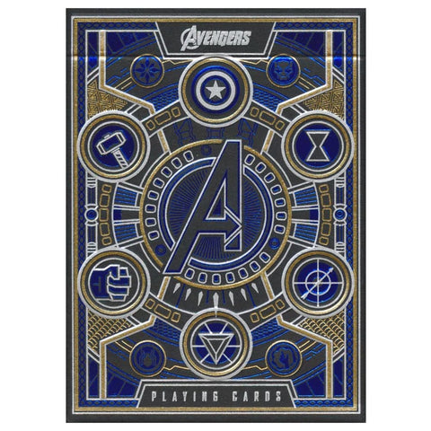 Marvel Avengers mėlynos žaidimo kortos – riboto leidimo kolekcija