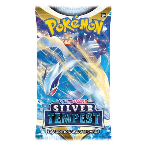 Pokémon TCG Silver Tempest papildymo pakelis (10 kortų) – Sword & Shield