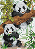 MP Studija: Pandas SM - 050 - Siuvinėjimo rinkinys - HOBI.LT 🇱🇹