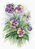 MP Studija: Pansies SM - 121 - Siuvinėjimo rinkinys - HOBI.LT 🇱🇹