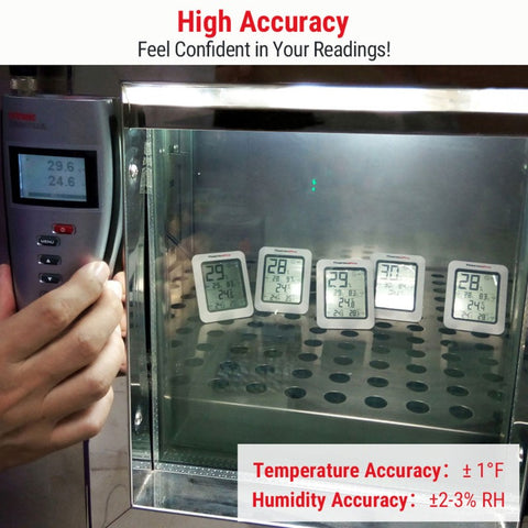 Vidaus termometras–higrometras ThermoPro TP50W su LCD ekranu