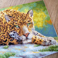 LetiStitch: Peaceful Jaguar SLETI920 - siuvinėjimo kryželiu rinkinys - HOBI.LT 🇱🇹