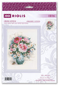 RIOLIS: Peonies and Wild Roses siuvinėjimo rinkinys iš RIOLIS Nr.: 1816 - HOBI.LT 🇱🇹