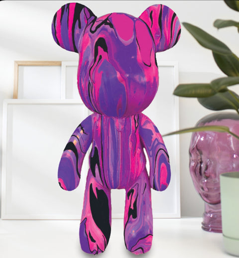 Marble Bear marmuravimo kūrybinis rinkinys – rožinis meškiukas 23 cm