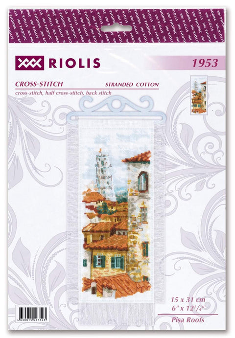 RIOLIS: Pisa Roofs siuvinėjimo rinkinys iš RIOLIS Nr.: 1953 - HOBI.LT 🇱🇹