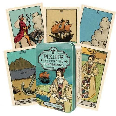 US Games Systems: Pixie Astounding Lenormand Taro kortos skardinėjė dėžutėje - HOBI.LT 🇱🇹