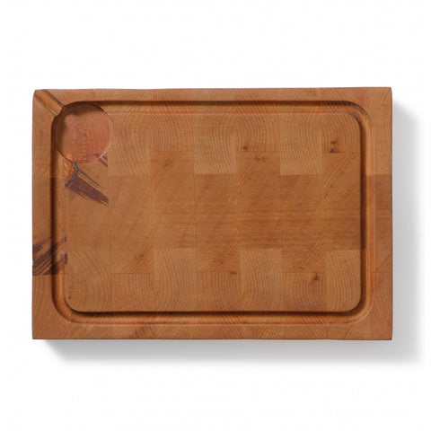 Dvipusė buko pjaustymo lenta 35x25 cm – antibakterinė, itin tvirta