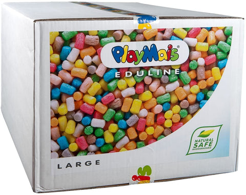 PlayMais didelė edukacinė dėžė – 6300 kukurūzų, ekologiška, 3+