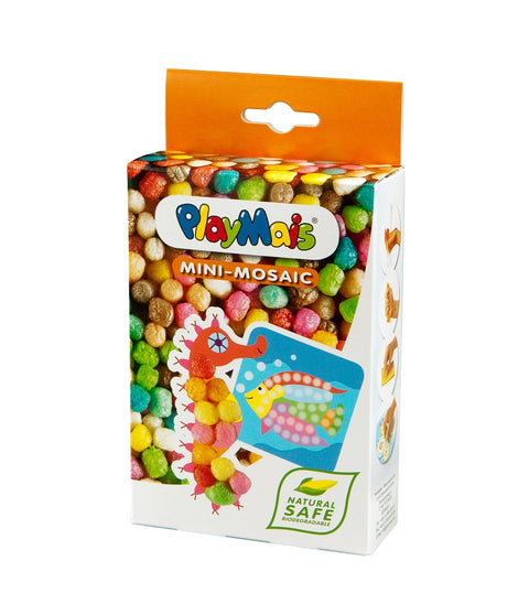 PlayMais Mini mozaika „Jūra“ – 300 vnt. ekologiškas kūrybos rinkinys 3+
