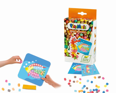 PlayMais Mini mozaika „Jūra“ – 300 vnt. ekologiškas kūrybos rinkinys 3+