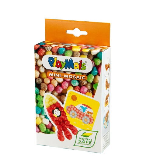 PlayMais Mini mozaika 300: Mašina ir Raketa – ekologiškas rinkinys 3+
