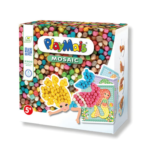 PlayMais Undinėlė mozaikos rinkinys – 2300 kukurūzėlių, 5+, ekologiškas