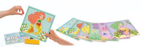 PlayMais Undinėlė mozaikos rinkinys – 2300 kukurūzėlių, 5+, ekologiškas