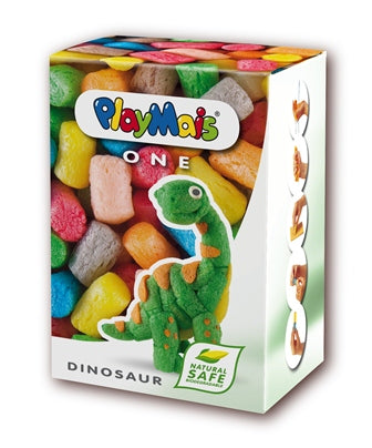 PlayMais One Dinozauras – kūrybinis kukurūzų rinkinys, 80 vnt., bio, 3+