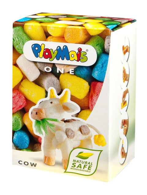 PlayMais kūrybinis rinkinys „Karvutė“ One, 80 vnt – biologiškai suyrantis, 3+
