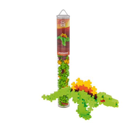 Plus-Plus Spinozauras – mini konstruktorius, 100 detalių (5–12 m.)