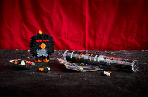Plus Plus konstruktorius Angry Birds Bomba, 110 detalių
