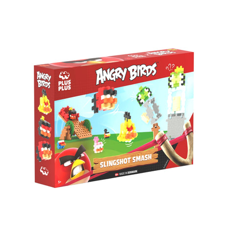Plus Plus konstruktorius Angry Birds katapulta, 300 mini detalių