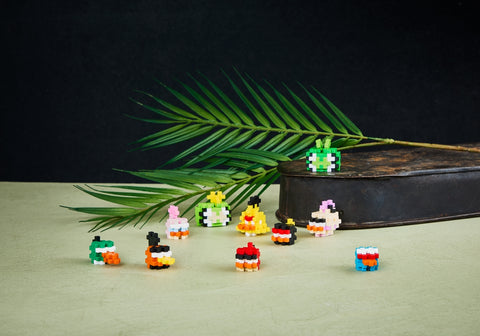 Plus Plus konstruktorius Angry Birds katapulta, 300 mini detalių