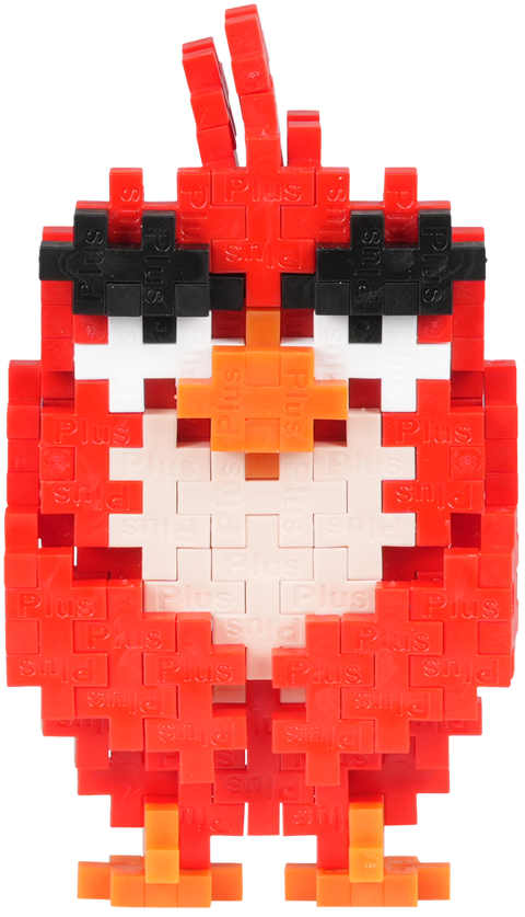 Plus Plus konstruktorius Angry Birds Raudonukas, 110 detalių