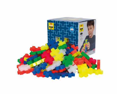 Plus-Plus konstruktorius – didelės neoninės detalės 50 mm, 100 vnt, lavinamasis rinkinys 1–6 m.