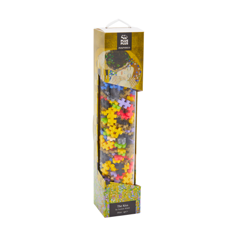 Plus-Plus Mini konstruktorius Įkvėpimas: Klimtas „Bučinys“ – 350 detalių, 7–12 m., pagaminta Danijoje