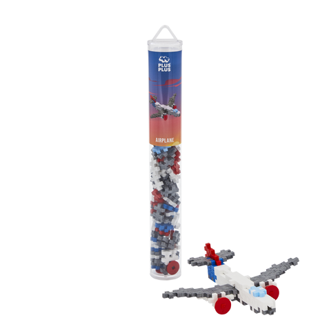 Plus-Plus Mini 3D konstruktorius „Lėktuvas“, 100 det., 5+