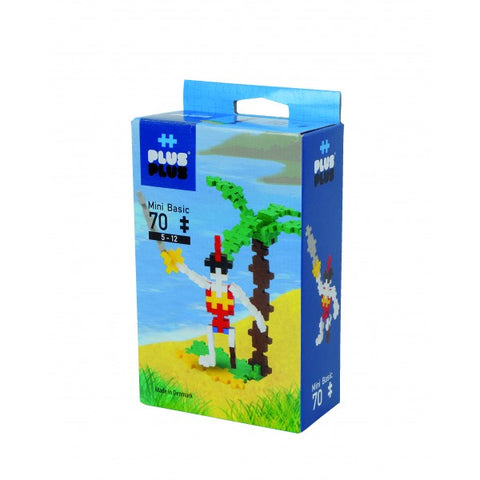 Plus-Plus Mini konstruktorius „Piratas“, 70 det., 5–12 m.