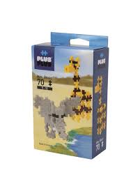 Plus-Plus Mini Safari konstruktorius, 70 det. – lavinamasis 3D vaikams 5–12 m.