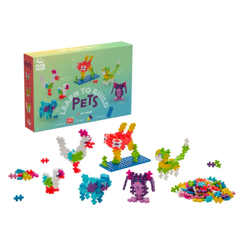 Plus-Plus konstruktorius „Gyvūnėliai: mokausi statyti“ 275 det., Mini, 5–12 m.