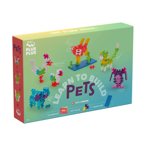 Plus-Plus konstruktorius „Gyvūnėliai: mokausi statyti“ 275 det., Mini, 5–12 m.