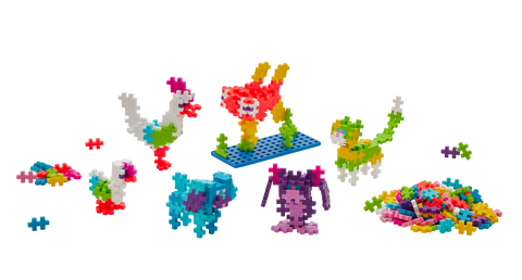 Plus-Plus konstruktorius „Gyvūnėliai: mokausi statyti“ 275 det., Mini, 5–12 m.