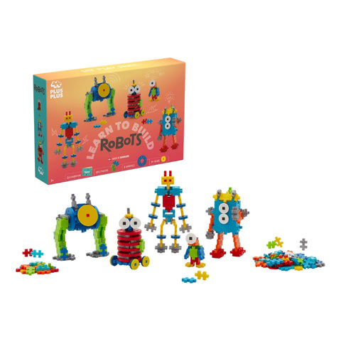 Plus-Plus konstruktorius „Robotai“ – 250 det., mini 20 mm, 5–12 m.