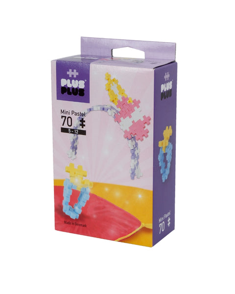 Plus-Plus Mini papuošalų konstruktorius, 70 det., pastelinės spalvos, 5–12 m.