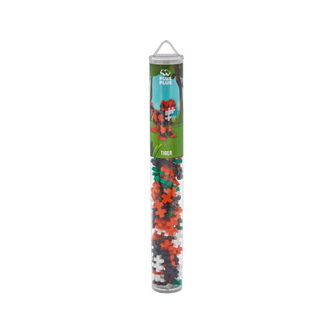 Plus-Plus Mini konstruktorius „Zoo: Tigras“, 100 detalių, 5–12 m.