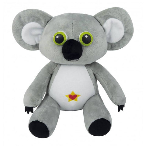 Šviečianti pliušinė koala-lampa kūdikiams, su laikmačiu, 38 cm