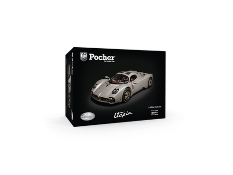 Pocher Pagani Utopia metalinis surenkamas automobilio modelis 1/8 HK120