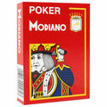 Modiano: Poker žaidimų kortos (raudonos) - HOBI.LT 🇱🇹