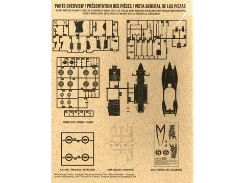Polar Lights Speed Racer Mach 5 1/25 plastikinis surinkimo rinkinys