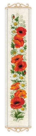 RIOLIS: Poppies and Daisies. Siuvinėjimo rinkinys iš RIOLIS Nr.: 2067 - HOBI.LT 🇱🇹