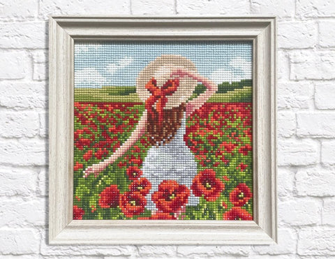 Crafting Spark: Poppy Field 20х20 Deimantinio Paveikslo komplektas Cs2627 - HOBI.LT 🇱🇹