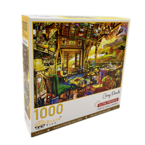 Brain Tree Games dėlionė „Jauki veranda“ – 1000 detalių, 70x50 cm, suaugusiems