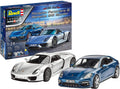 Revell: Porsche Panamera & Porsche Spyder Set - PLASTIKINIS modeliavimo rinkinys - HOBI.LT 🇱🇹