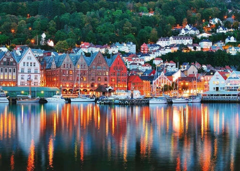 Ravensburger: Puzzle 1000 Bergen Norway - RAVENSBURGER dėlionė - HOBI.LT 🇱🇹