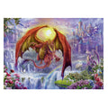 Ravensburger: Puzzle 1000 Dragon Kingdom - RAVENSBURGER dėlionė - HOBI.LT 🇱🇹