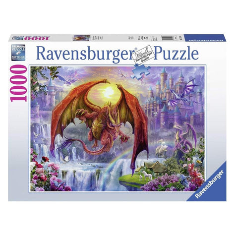 Ravensburger: Puzzle 1000 Dragon Kingdom - RAVENSBURGER dėlionė - HOBI.LT 🇱🇹