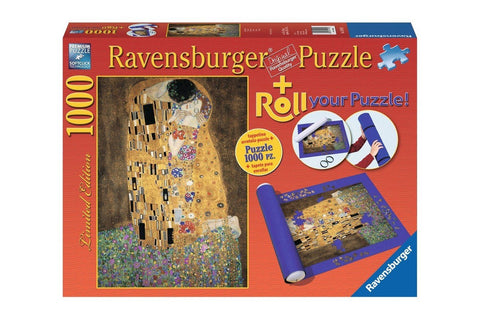 Ravensburger: Puzzle 1000 Klimt The Kiss + Puzzle Mat - RAVENSBURGER dėlionė - HOBI.LT 🇱🇹