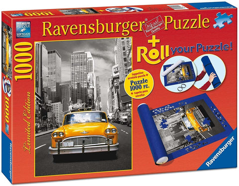 Ravensburger: Puzzle 1000 New York Taxi + Puzzle Mat - RAVENSBURGER dėlionė - HOBI.LT 🇱🇹