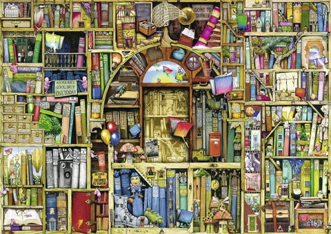 Ravensburger: Puzzle 1000 The Bizarre Bookshop II - RAVENSBURGER dėlionė - HOBI.LT 🇱🇹