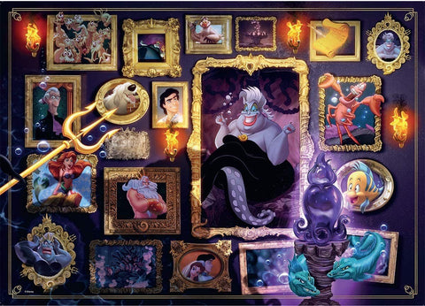 Ravensburger: Puzzle 1000 Villainous: Ursula - RAVENSBURGER dėlionė - HOBI.LT 🇱🇹